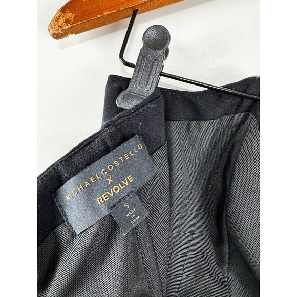 Michael Costello Black Strapless Maxi Dress - Picture 7 of 8